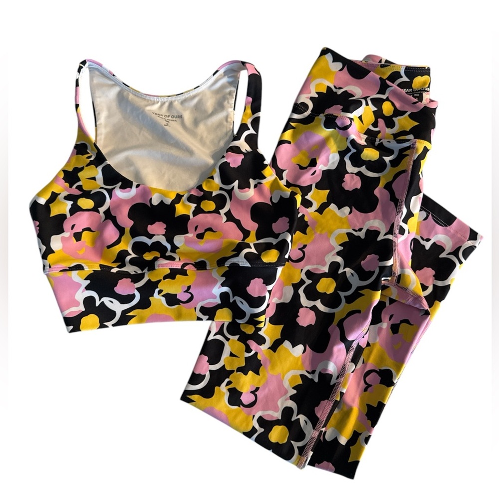 Year of Ours Floral Set EUC